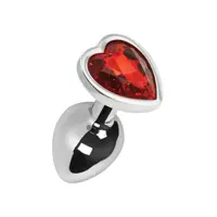 Plug anal con corazon Rojo S (419)