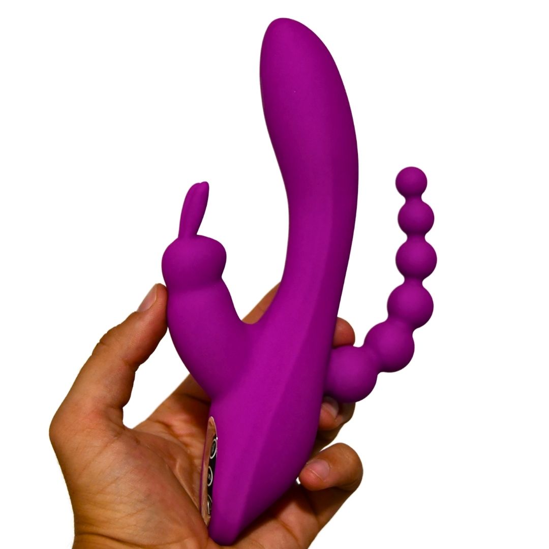 Purple Trinity - Vibrador 22cm (46)
