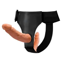 Dildo Doble con Arnés 18 cm (64)