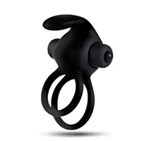 Anillo vibrador para pene y huevos con estimulador para clitoris (89)