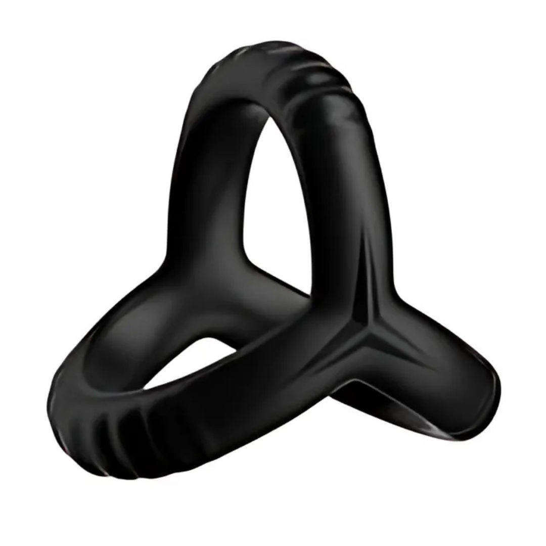 Anillo para pene y huevos triple (90)