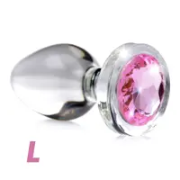 Plug anal con diamante Rosa L (98)