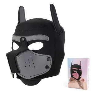 Máscara de perro negra