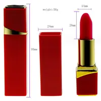 pintalavios vibrador rojo (416)